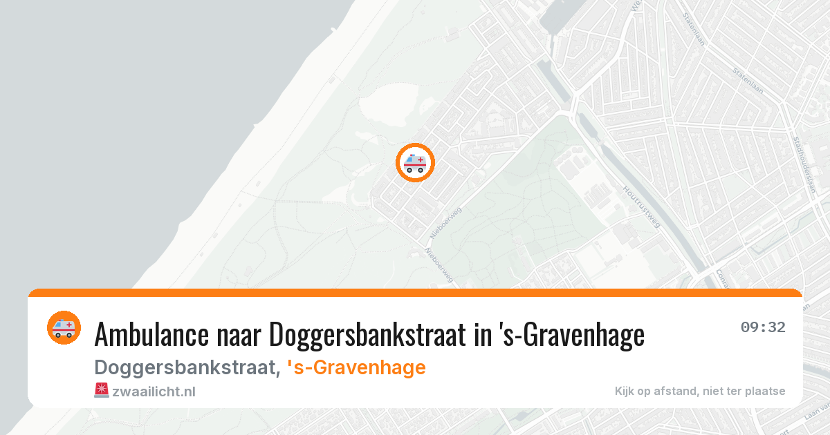 Ambulance naar Doggersbankstraat in 's-Gravenhage — 5 aug 2026