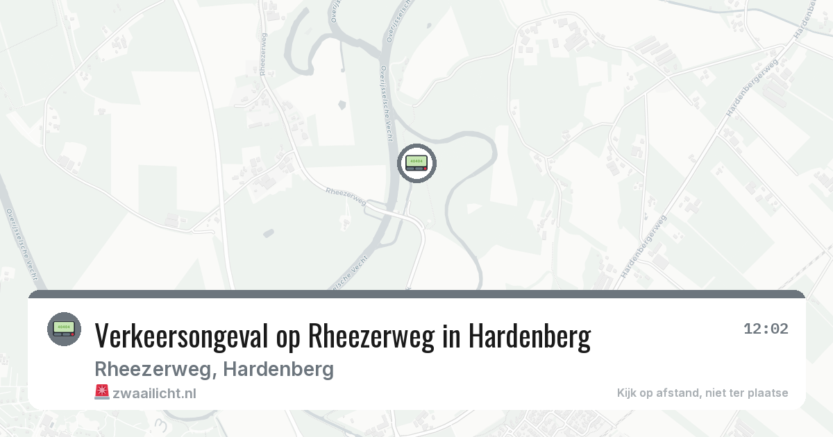 Verkeersongeval op Rheezerweg in Hardenberg — 30 jan 2026