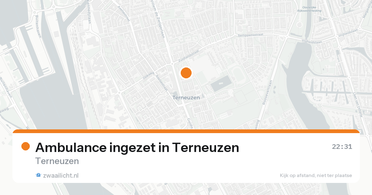 Ambulance ingezet in Terneuzen — 30 jan 2026
