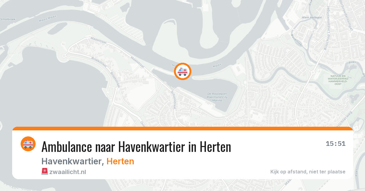 Ambulance naar Havenkwartier in Herten — 10 aug 2026