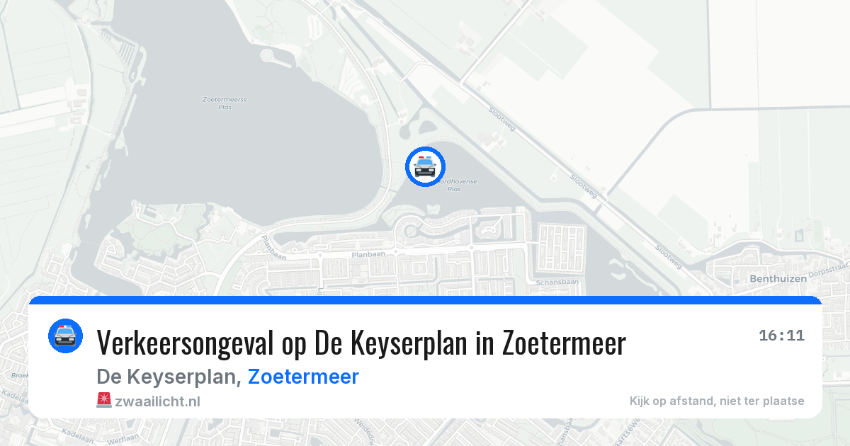 Verkeersongeval op De Keyserplan in Zoetermeer — 24 jun 2026