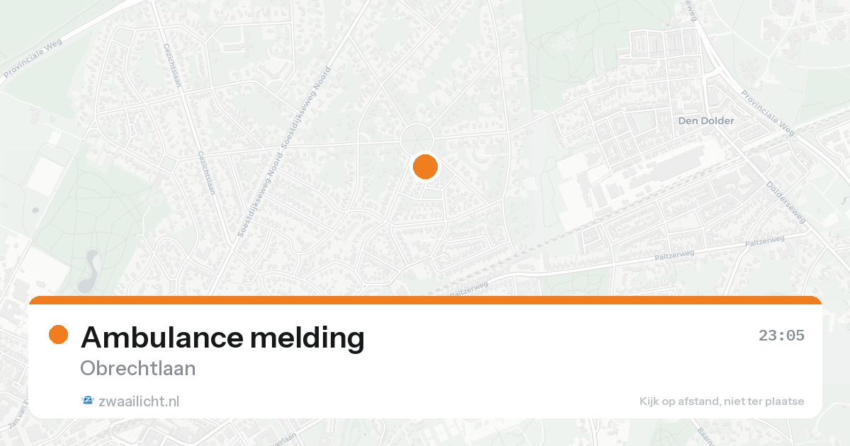 Ambulance melding — 7 feb 2026