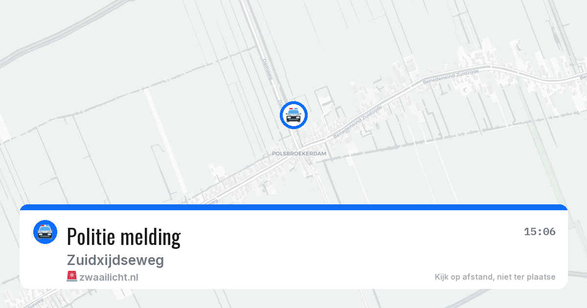 Politie melding — 1 feb 2026