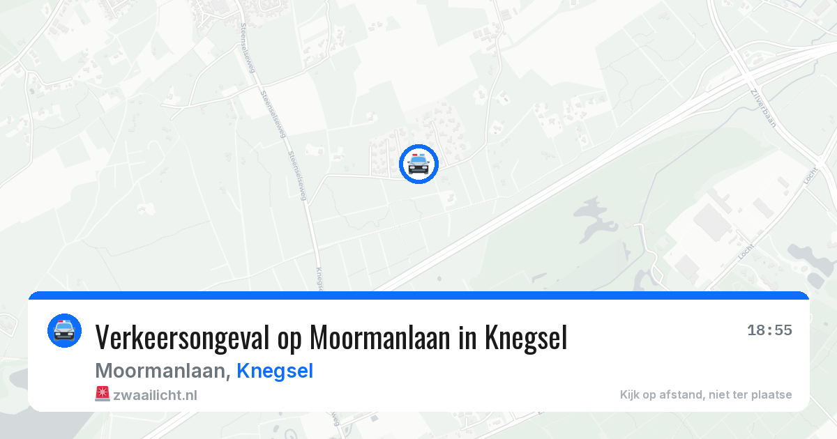 Verkeersongeval op Moormanlaan in Knegsel — 7 jun 2026