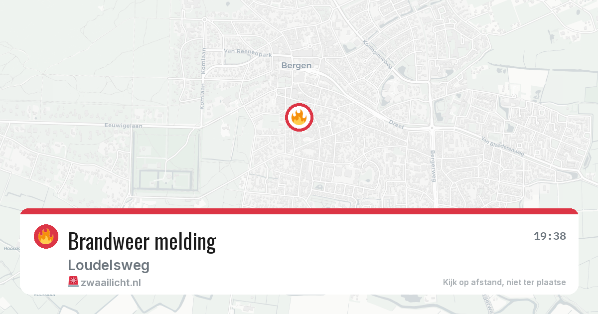 Brandweer melding — 4 apr 2026