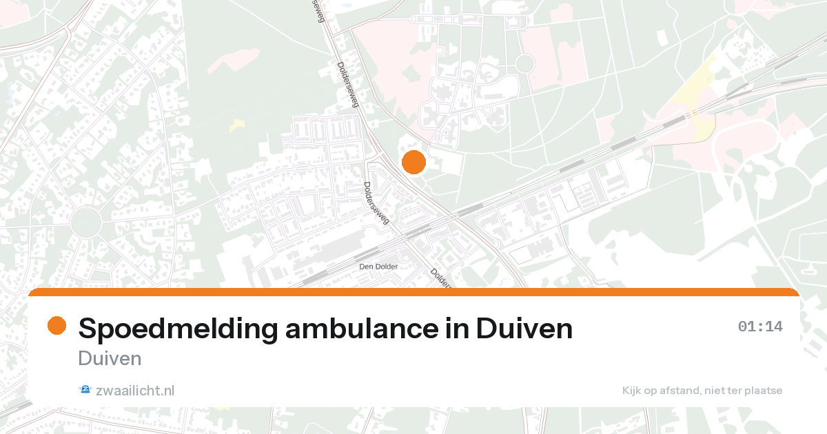 Spoedmelding ambulance in Duiven — 1 feb 2026