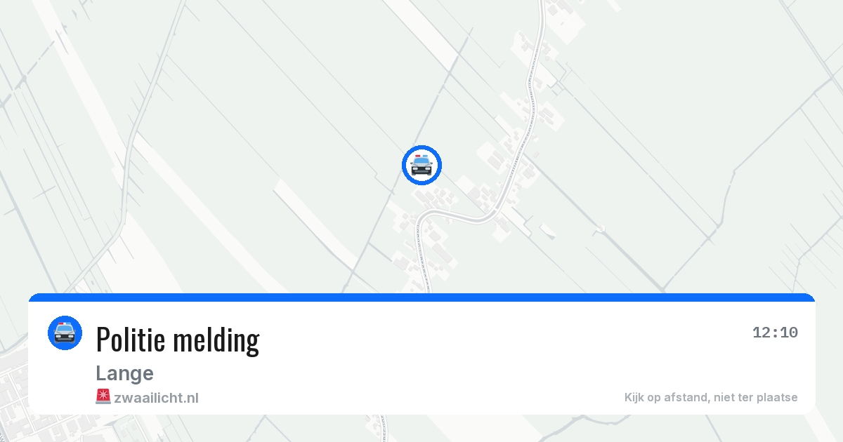 Politie melding — 10 mei 2026