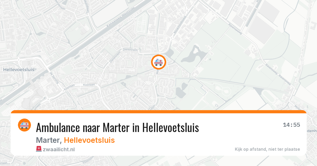 Ambulance naar Marter in Hellevoetsluis — 4 apr 2026