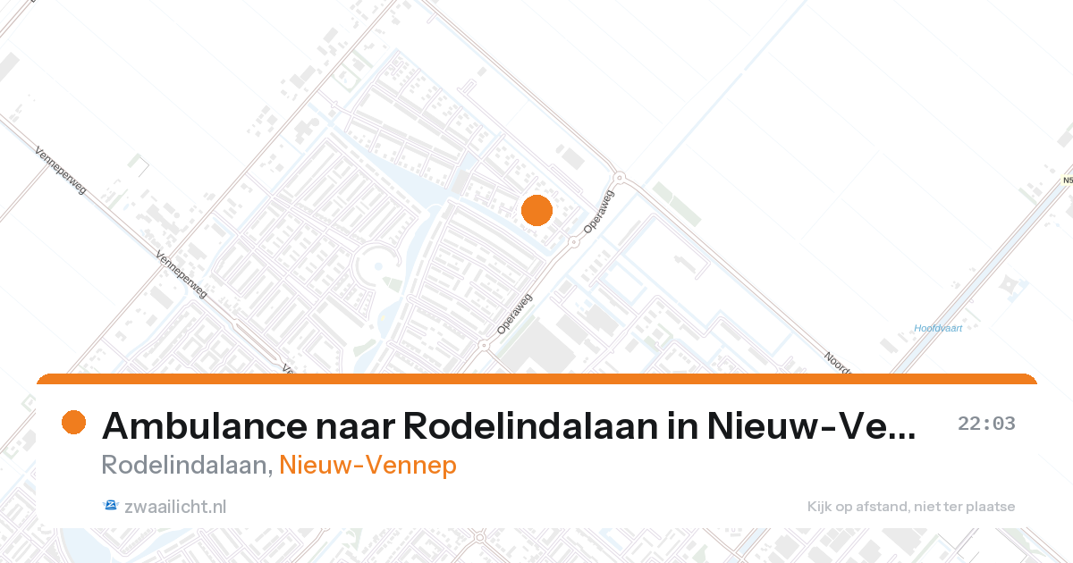 Ambulance naar Rodelindalaan in Nieuw-Vennep — 10 jun 2026