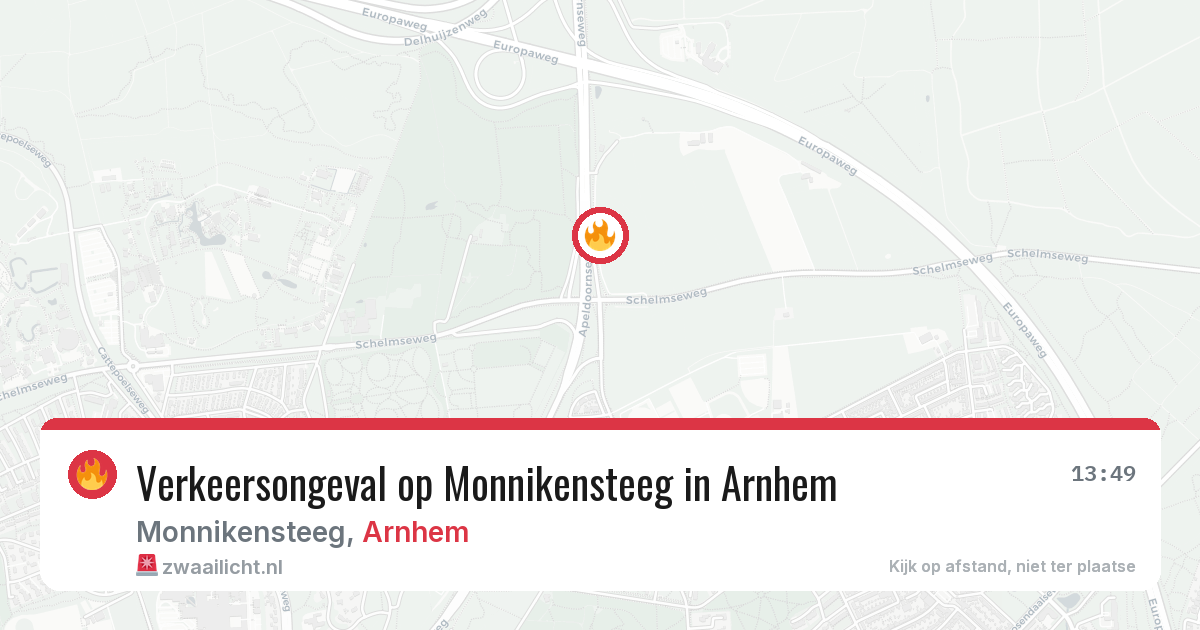 Verkeersongeval op Monnikensteeg in Arnhem — 20 mei 2026