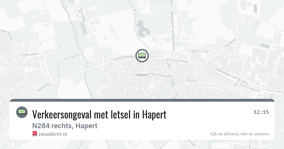Verkeersongeval met letsel in Hapert — 4 mrt 2026
