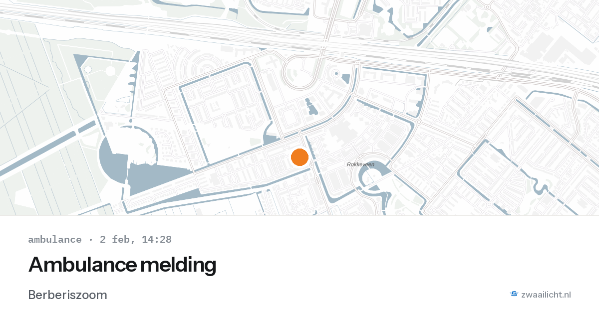 Ambulance melding — 2 feb 2026