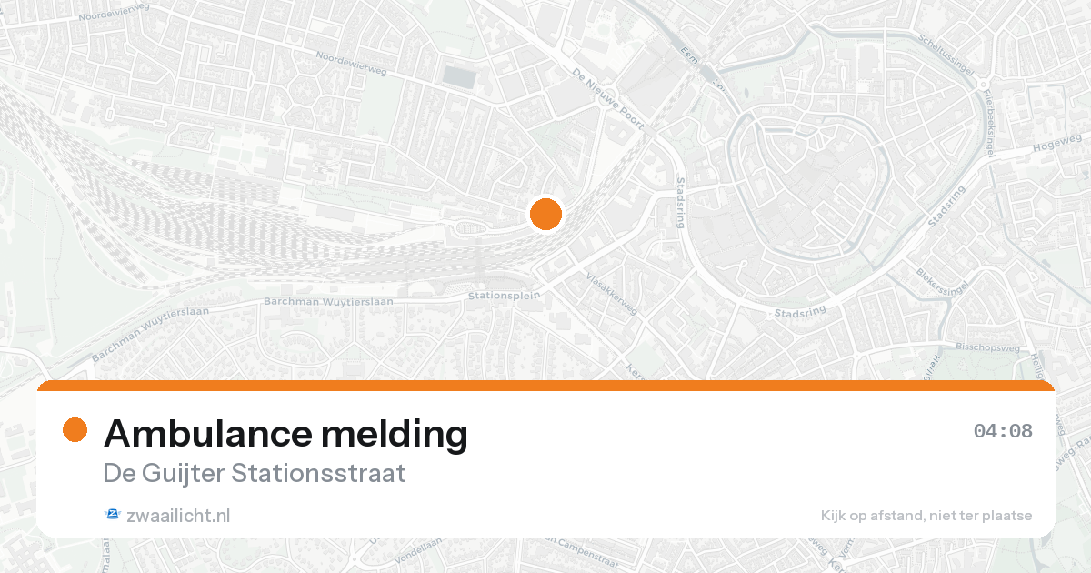Ambulance melding — 8 feb 2026