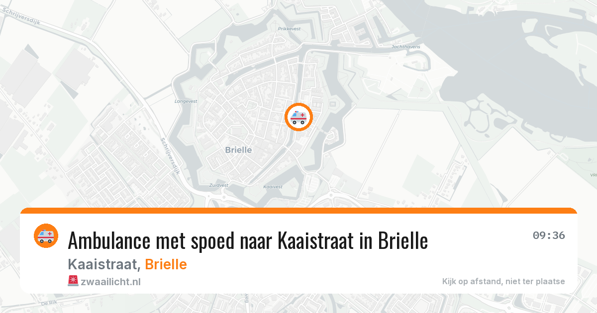 Ambulance met spoed naar Kaaistraat in Brielle — 28 apr 2026