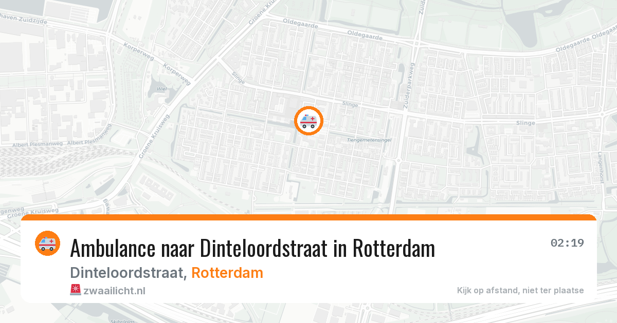 Ambulance naar Dinteloordstraat in Rotterdam — 24 jun 2026