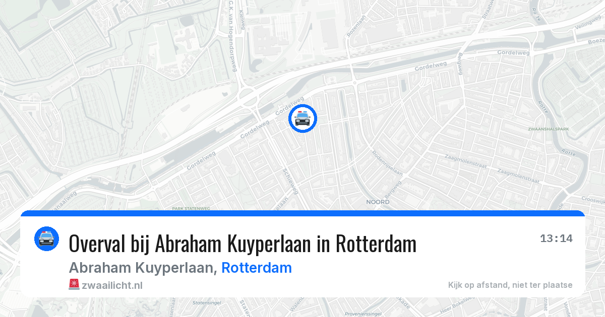 Overval bij Abraham Kuyperlaan in Rotterdam — 21 jul 2026