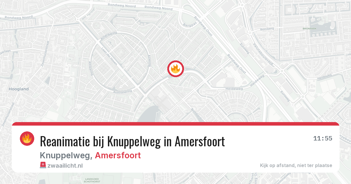 Reanimatie bij Knuppelweg in Amersfoort — 7 jul 2026