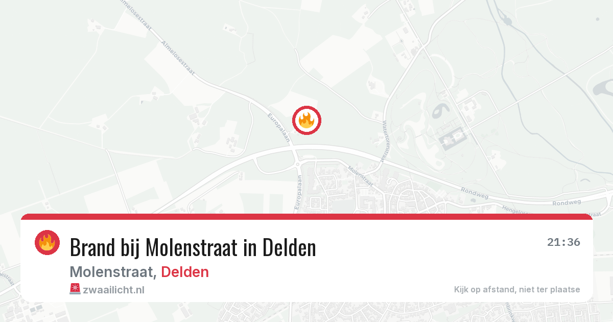 Brand bij Molenstraat in Delden — 16 jun 2026