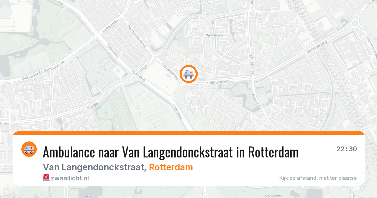 Ambulance naar Van Langendonckstraat in Rotterdam — 29 mei 2026