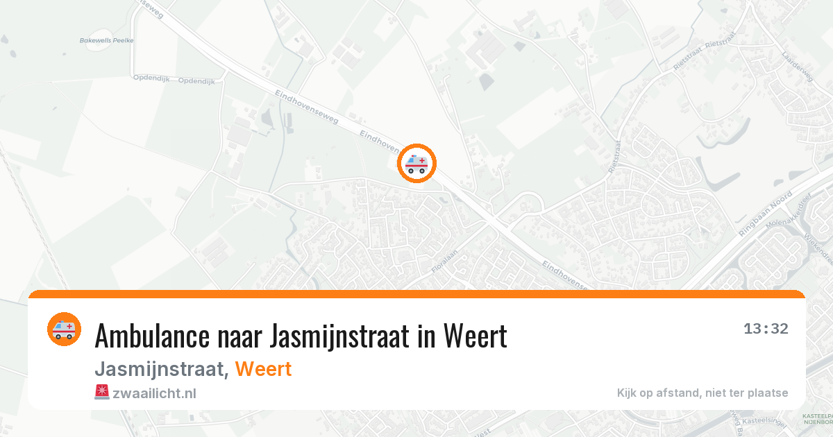 Ambulance naar Jasmijnstraat in Weert — 4 jul 2026