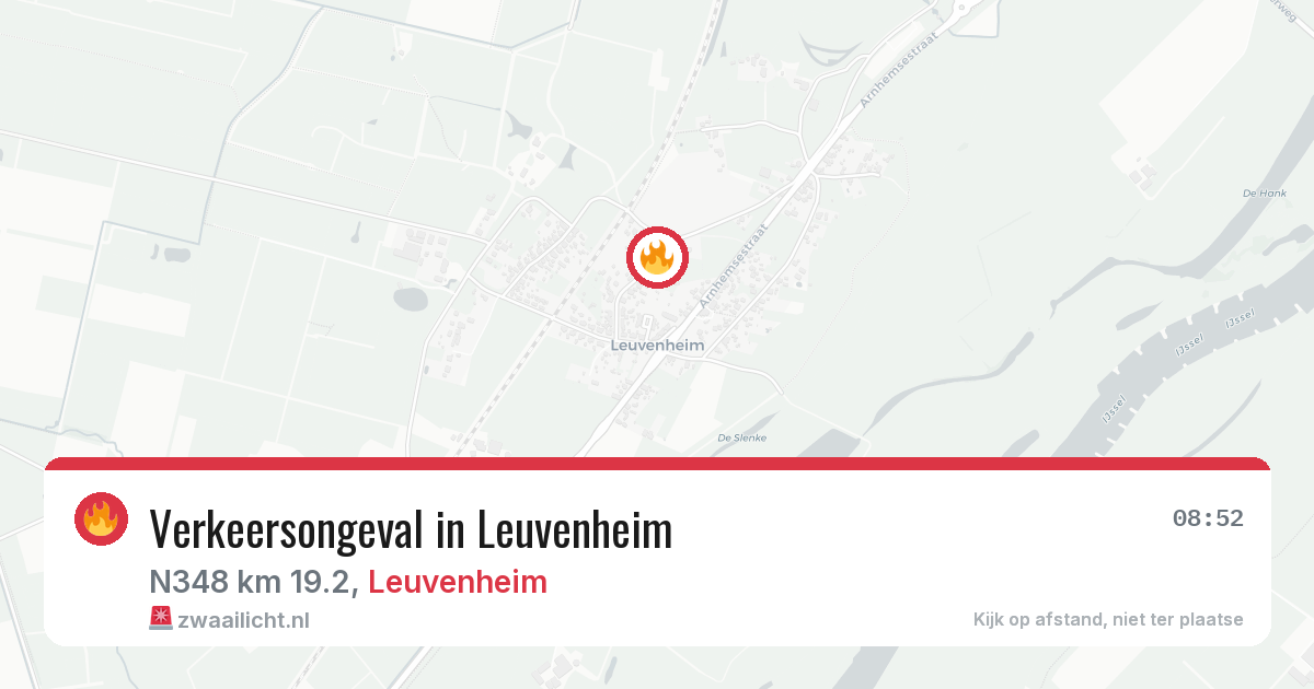 Verkeersongeval in Leuvenheim — 29 mei 2026
