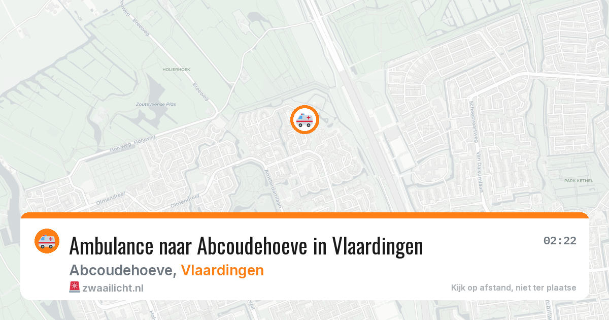 Ambulance naar Abcoudehoeve in Vlaardingen — 30 jan 2026