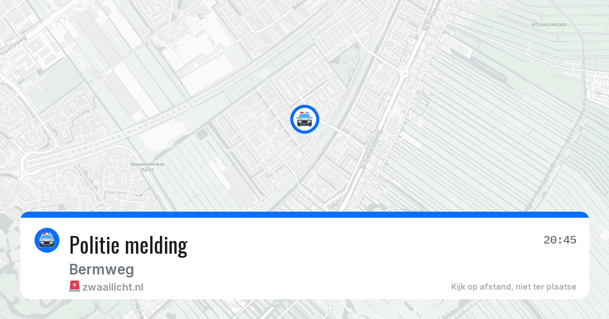 Politie melding — 16 apr 2026