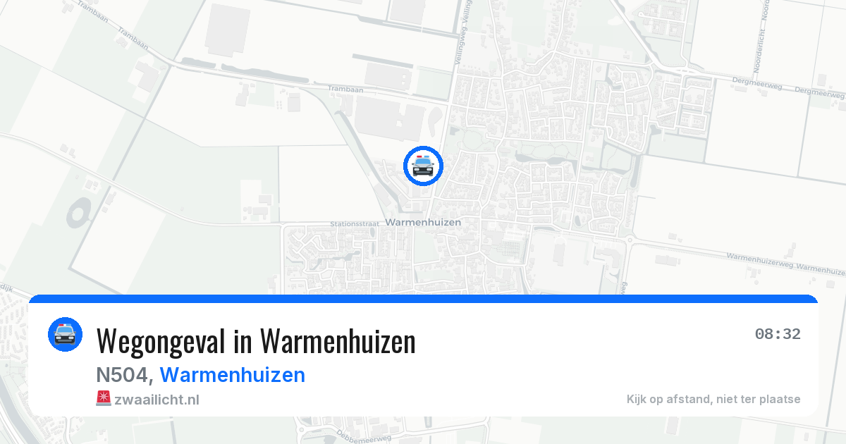 Wegongeval in Warmenhuizen — 24 jun 2026