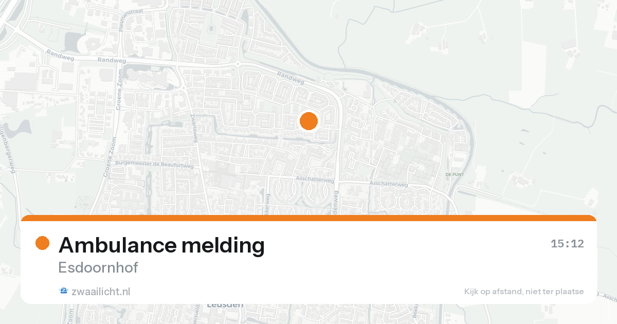 Ambulance melding — 7 feb 2026