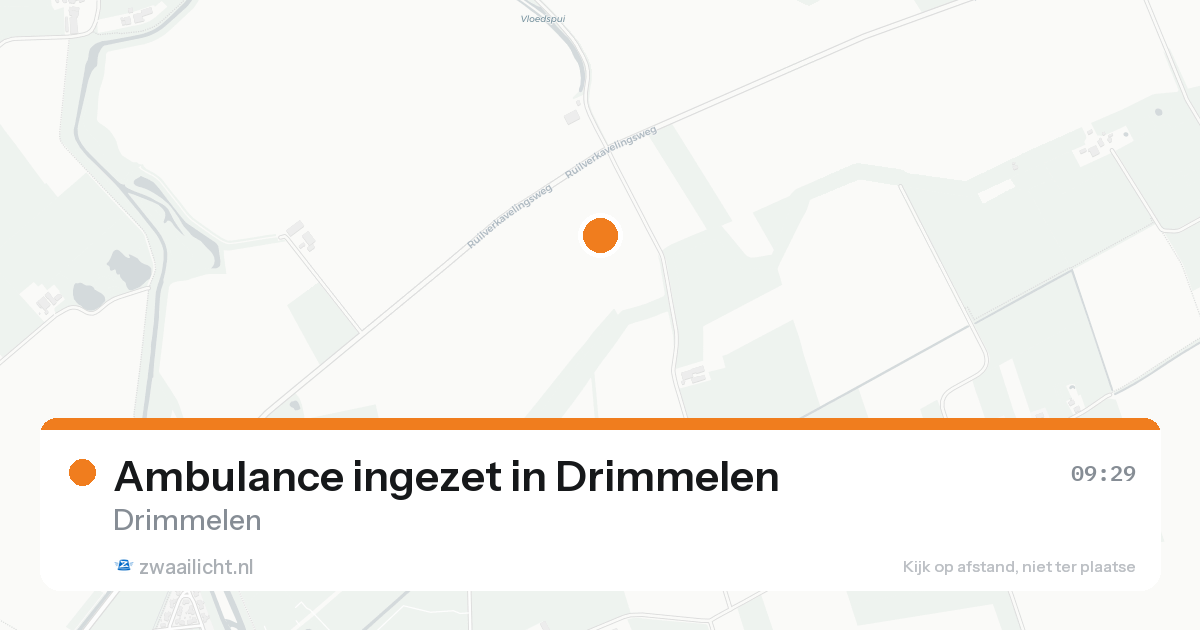 Ambulance ingezet in Drimmelen — 16 aug 2026