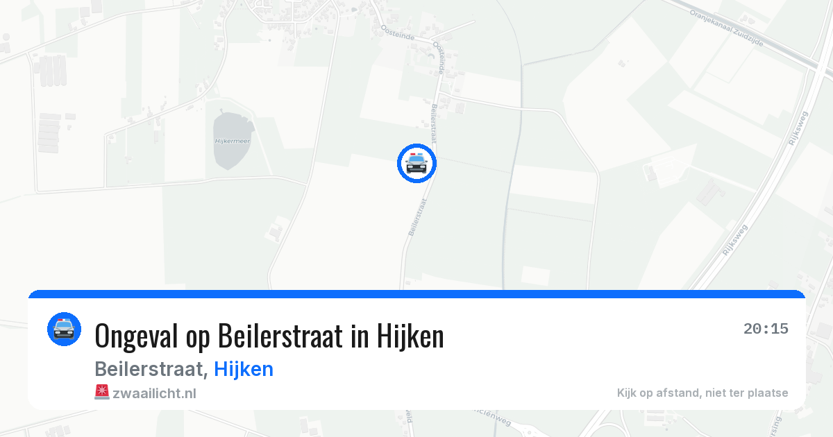 Ongeval op Beilerstraat in Hijken — 19 jan 2026
