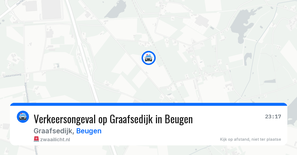 Verkeersongeval op Graafsedijk in Beugen — 26 jul 2026