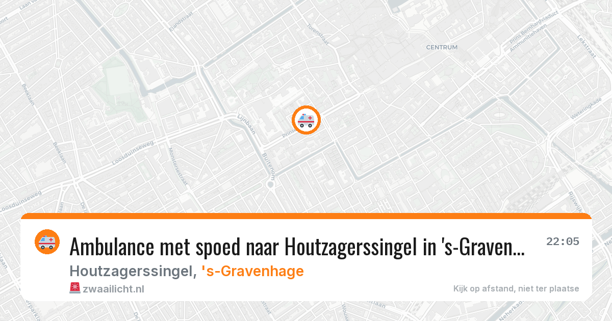 Ambulance met spoed naar Houtzagerssingel in 's-Gravenhage — 8 feb 2026