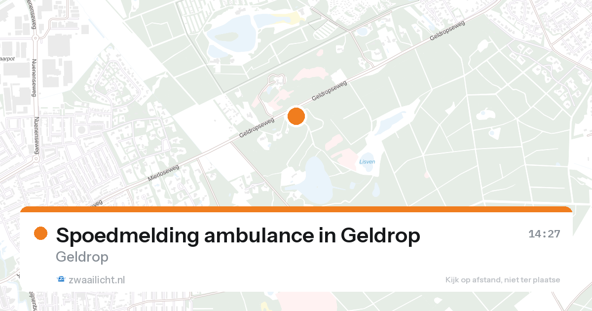 Spoedmelding ambulance in Geldrop — 26 aug 2026