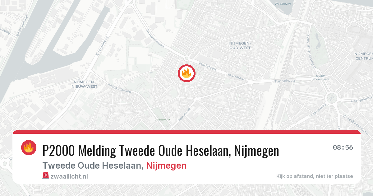 P2000 Melding Tweede Oude Heselaan, Nijmegen — 2 feb 2026