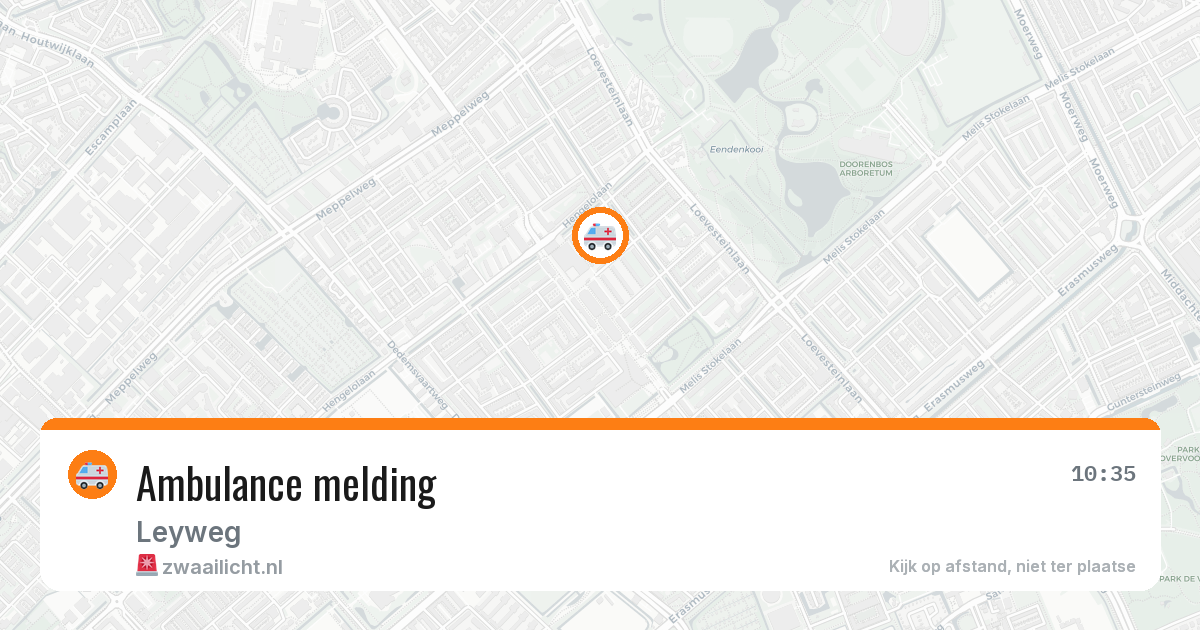 Ambulance melding — 5 jul 2026