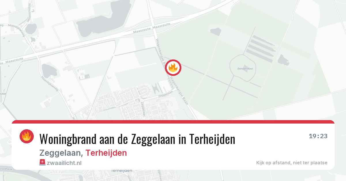 Woningbrand aan de Zeggelaan in Terheijden — 6 mei 2026