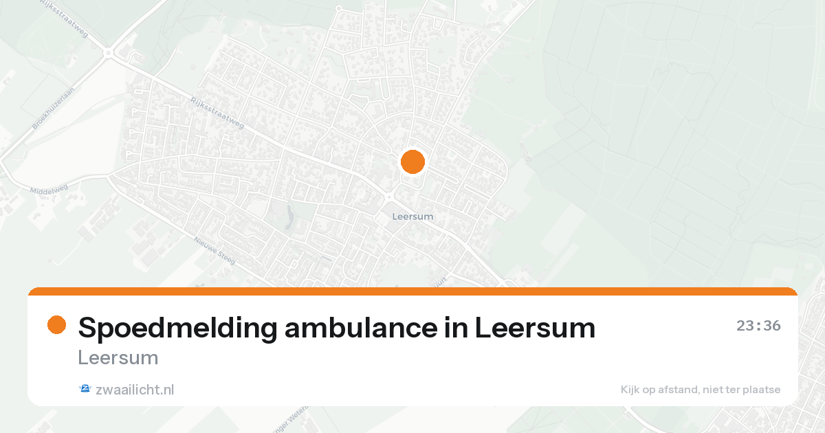 Spoedmelding ambulance in Leersum — 7 feb 2026