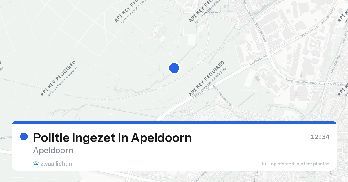 Politie ingezet in Apeldoorn — 26 aug 2026 | 🚨 Zwaailicht.nl