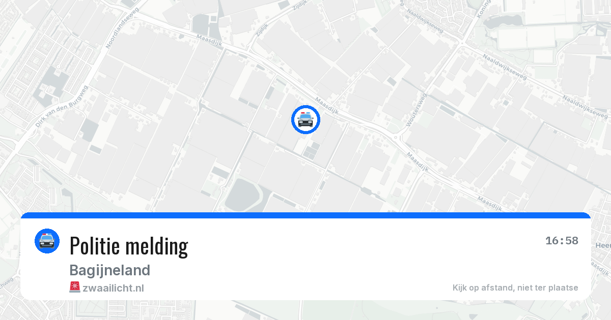 Politie melding — 19 jul 2026