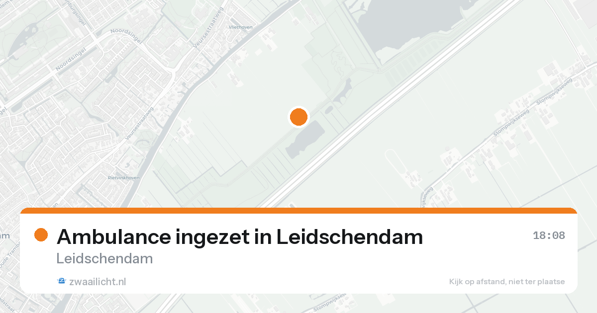 Ambulance ingezet in Leidschendam — 15 aug 2026