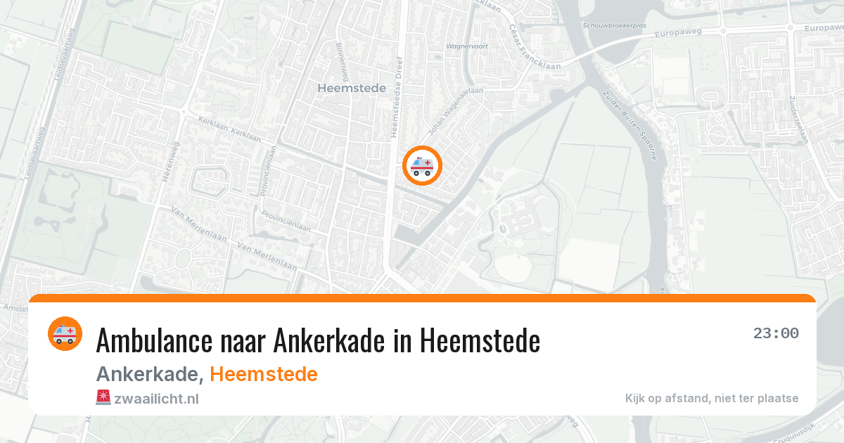 Ambulance naar Ankerkade in Heemstede — 6 mei 2026