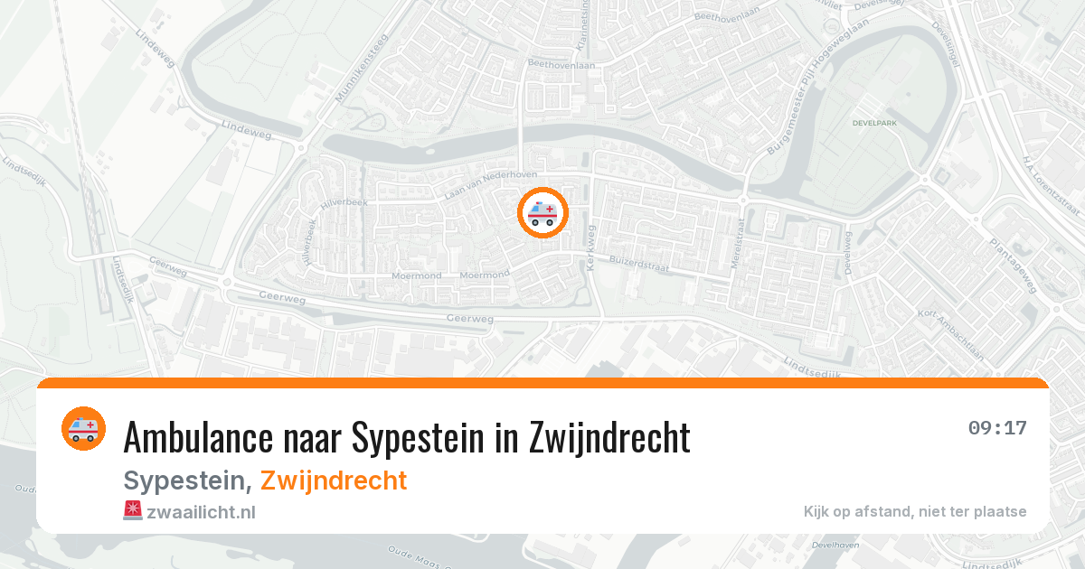 Ambulance naar Sypestein in Zwijndrecht — 19 mrt 2026