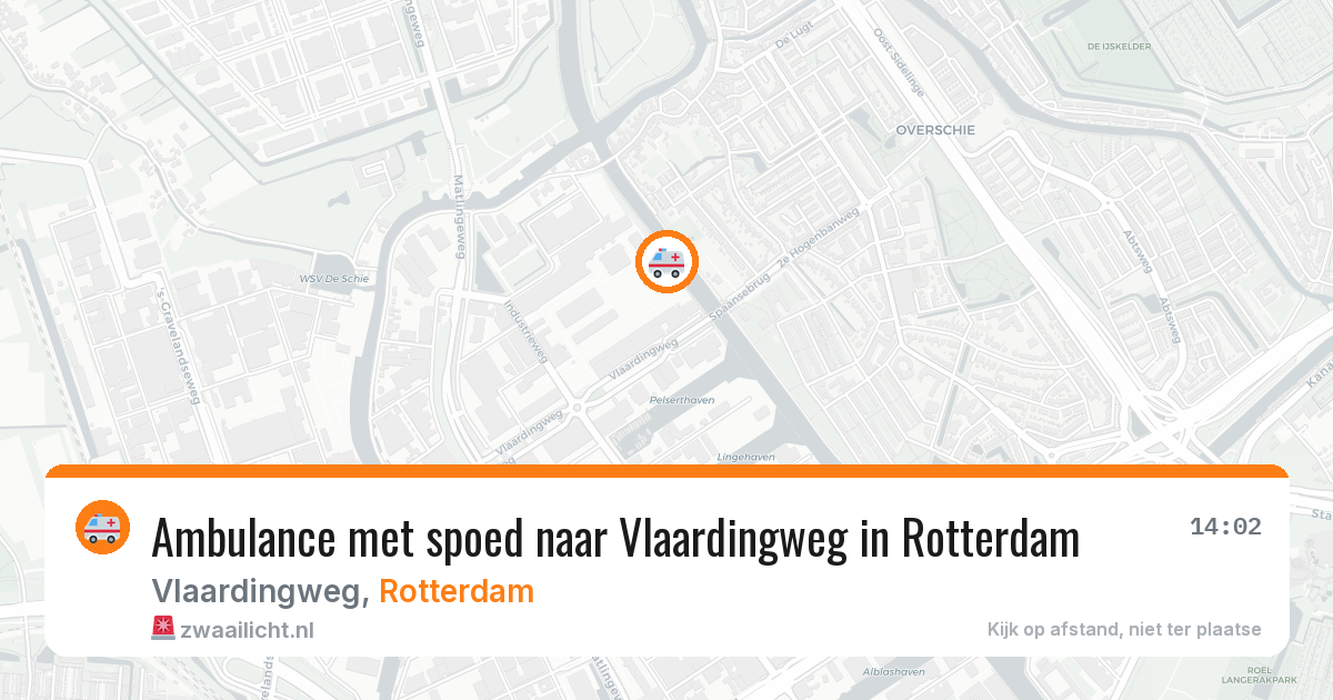 Ambulance met spoed naar Vlaardingweg in Rotterdam — 29 jul 2026