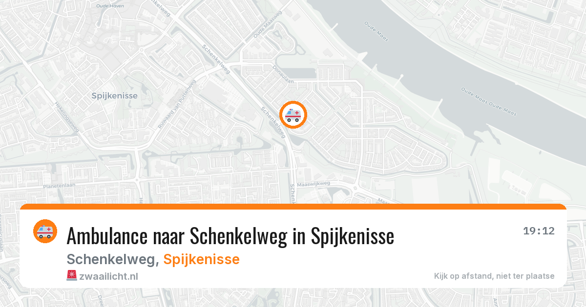 Ambulance naar Schenkelweg in Spijkenisse — 4 jun 2026