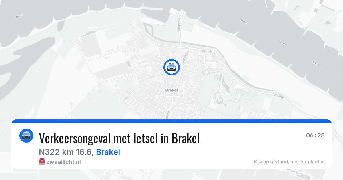 Verkeersongeval met letsel in Brakel — 10 apr 2026