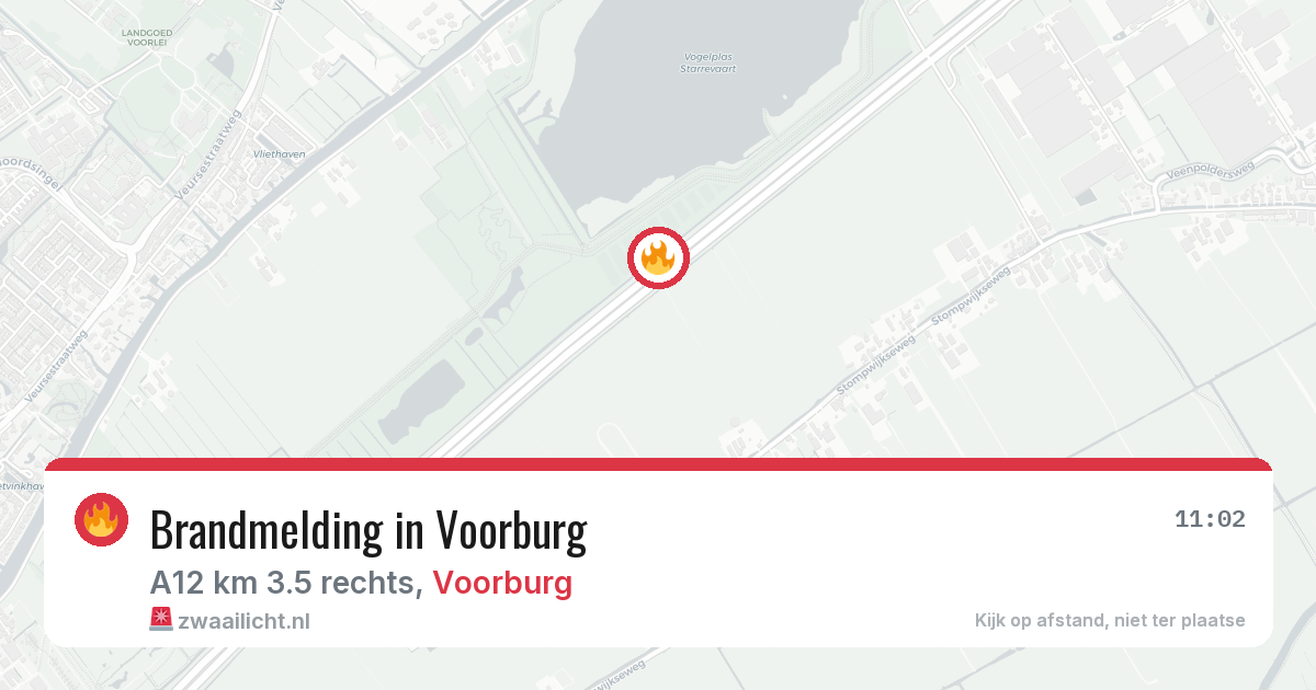 Brandmelding in Voorburg — 10 feb 2026
