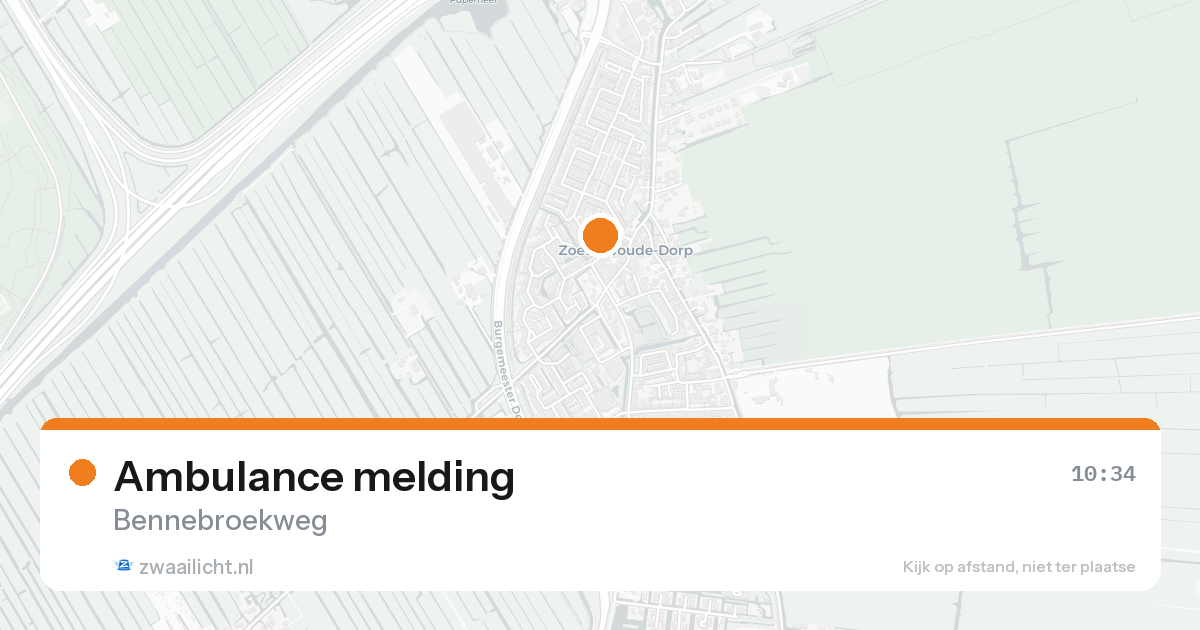 Ambulance melding — 10 jun 2026