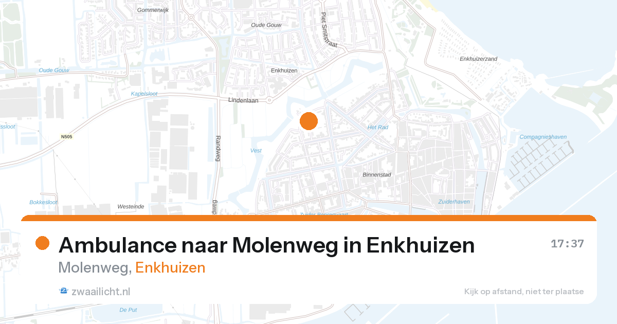 Ambulance naar Molenweg in Enkhuizen — 26 aug 2026