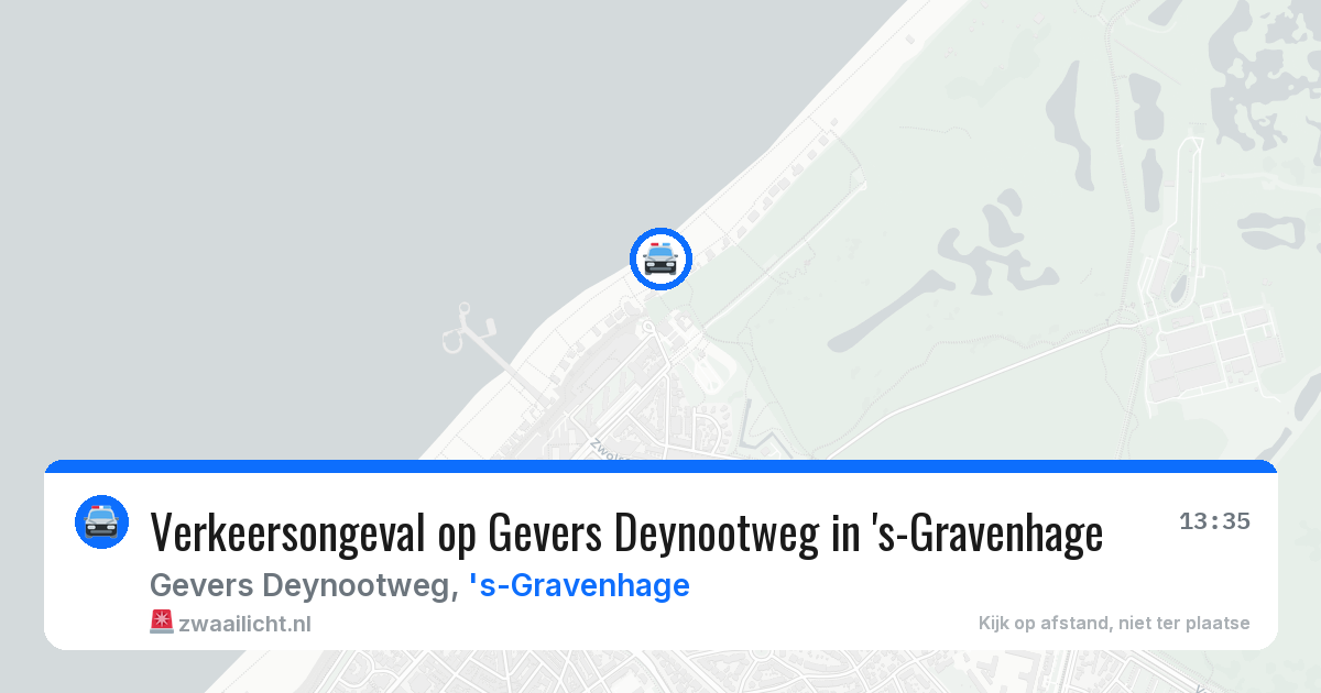 Verkeersongeval op Gevers Deynootweg in 's-Gravenhage — 23 jul 2026